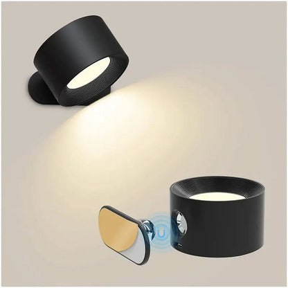 Wireless 360° Wall Light – USB Rechargeable with 3 Adjustable Brightness Levels