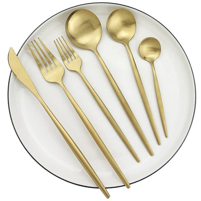 Stainless Steel Flatware Set with 36 Pieces