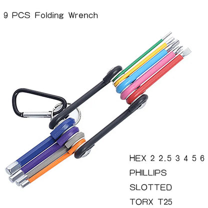 9-Piece Hex Key Set for Various Applications