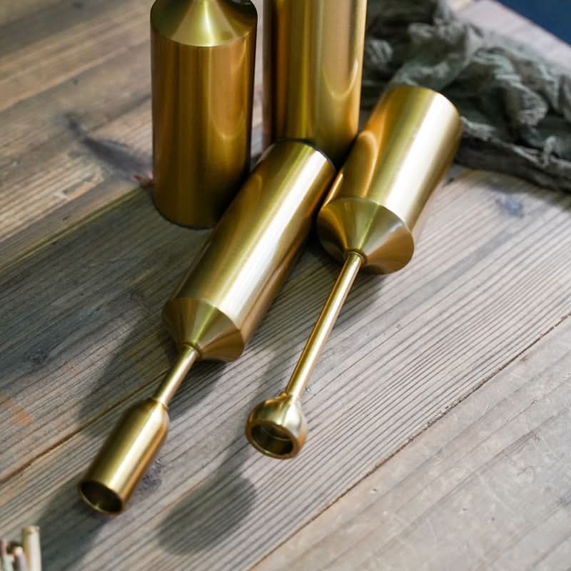 Set of Gold Candlesticks for Elegant Home Decor