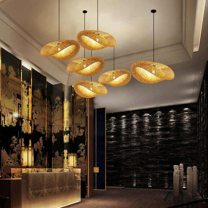 Natural Bamboo Pendant Light for Cozy Ambiance