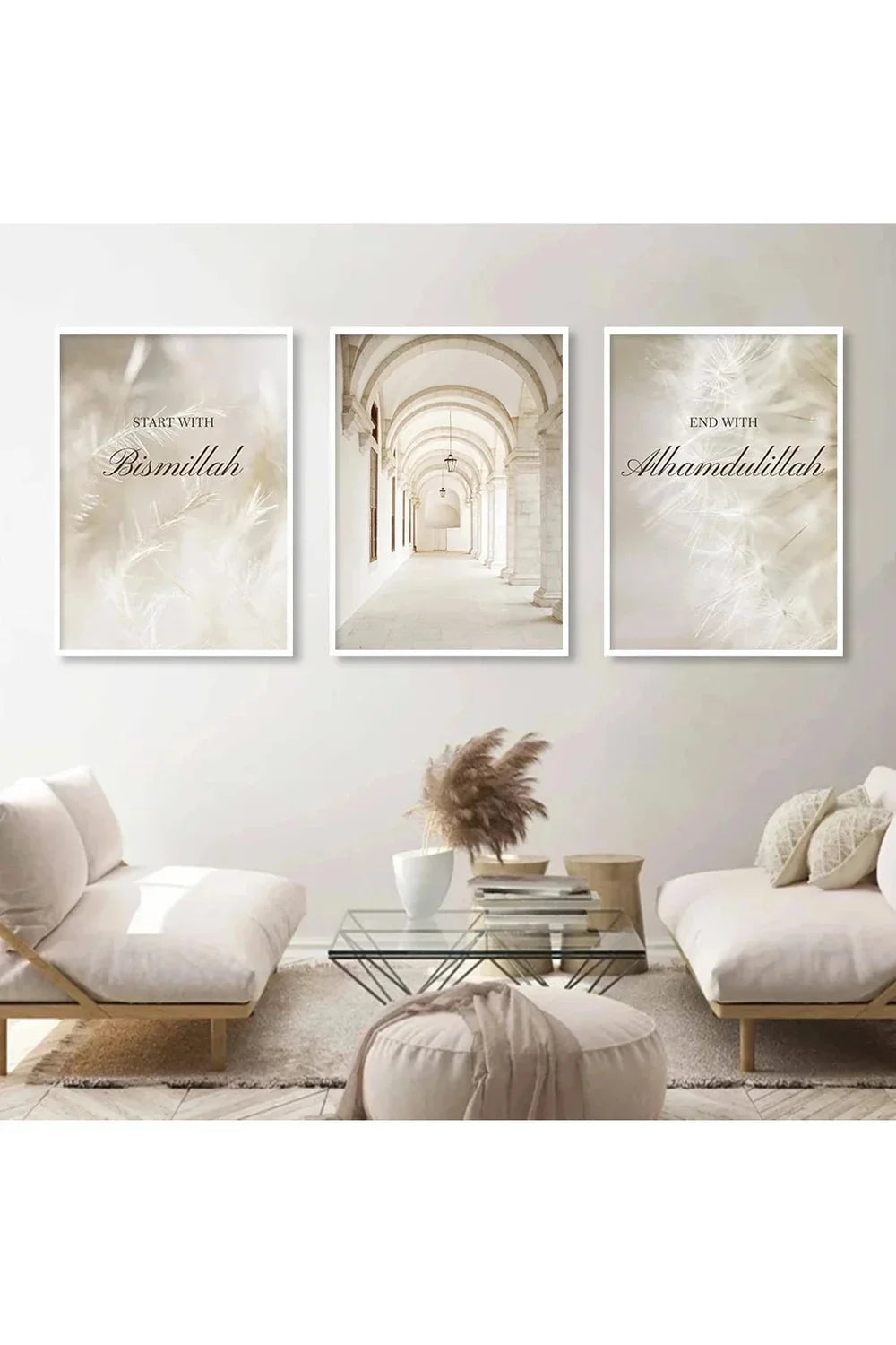 Artisan Moroccan-Inspired Canvas Wall Art