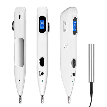 Rechargeable Massage Pen with 9 Intensity Settings, Audio Alert, 2 Probes