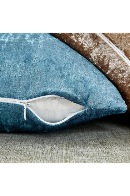 Velvet Cushion Cover in Beige Color