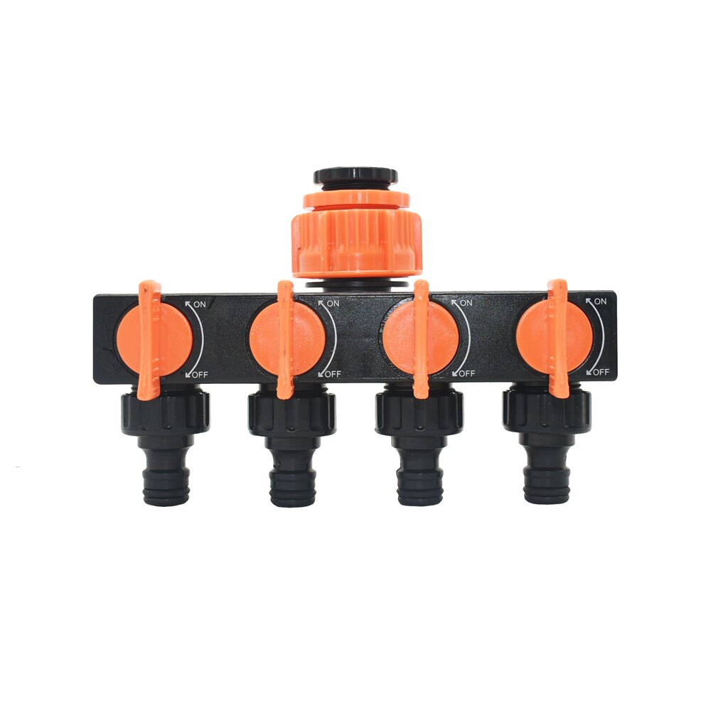 Garden Hose Water Splitter with 4-Way Outlet
