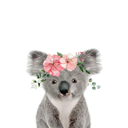 Removable Vinyl Wall Decals of Adorable Animals for Nursery Decor