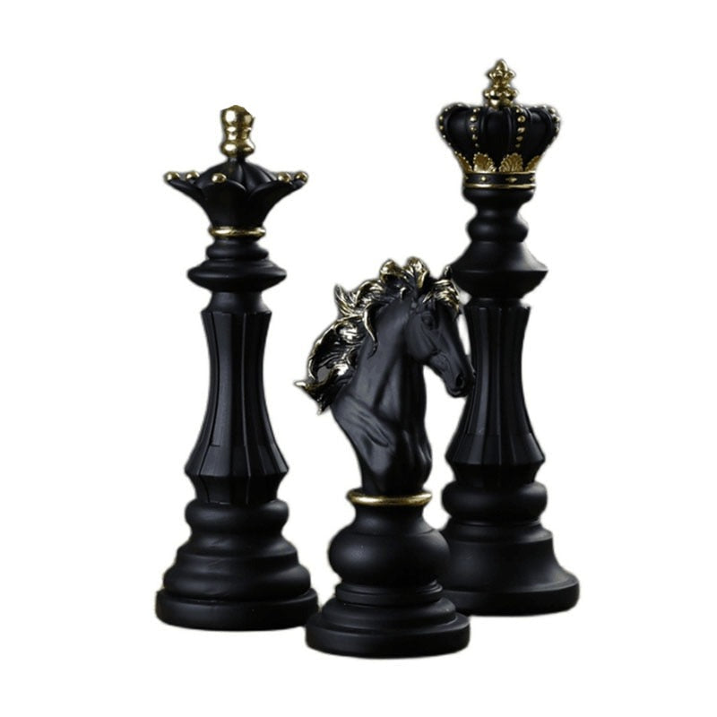 Handcrafted Chess Piece - GrandCheck Design for Home Decor