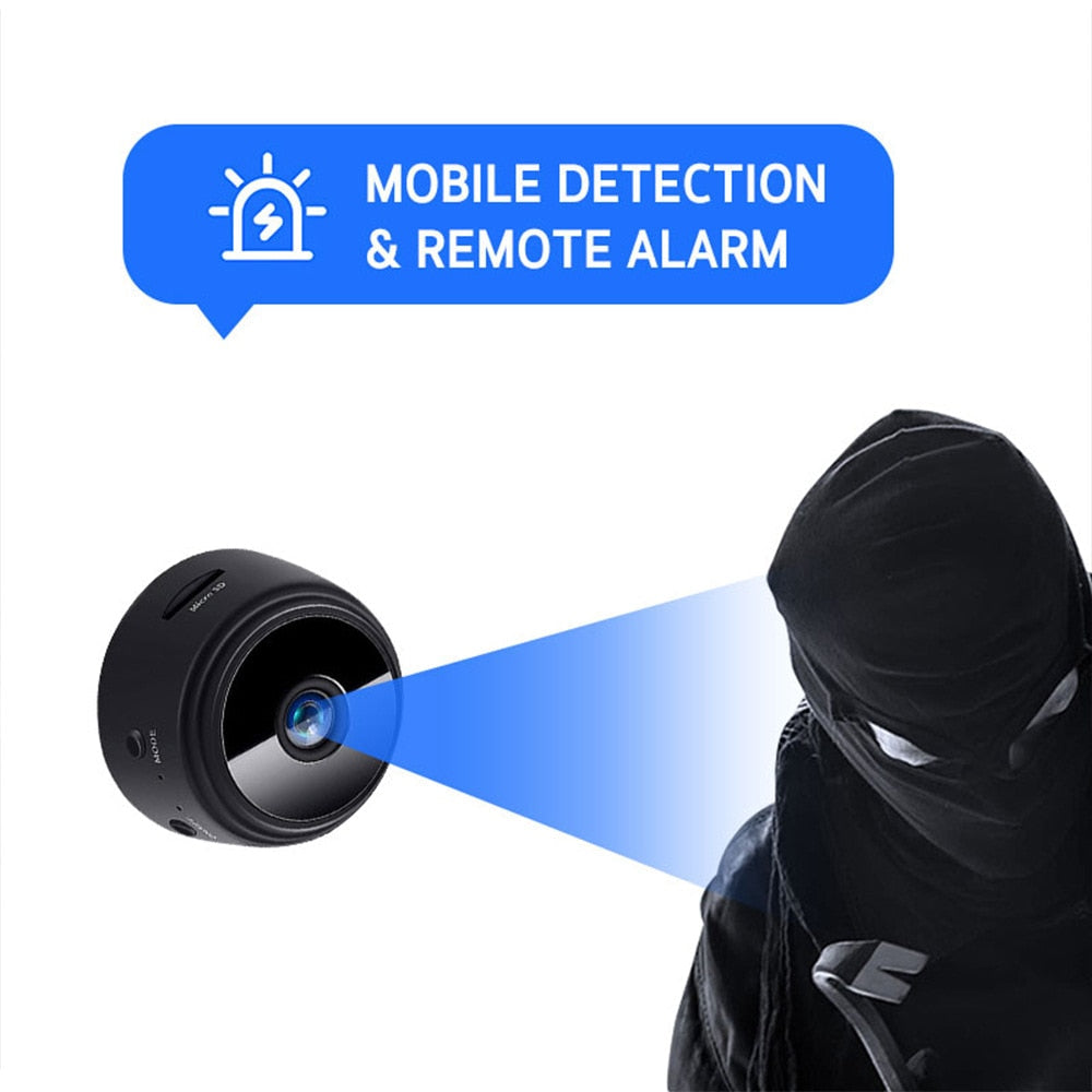 Compact 1080p HD Wireless Security Camera with Night Vision