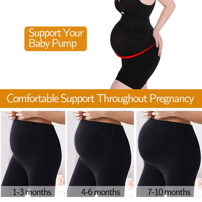 ComfortFit Maternity Support Shorts for Expecting Mothers