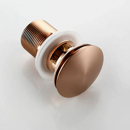 Rose Gold Sink Drain Valve - Taalita Style