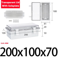 200x100x70mm Clear