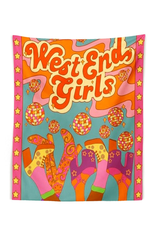 Girls' Themed Tapestry for Room Decor