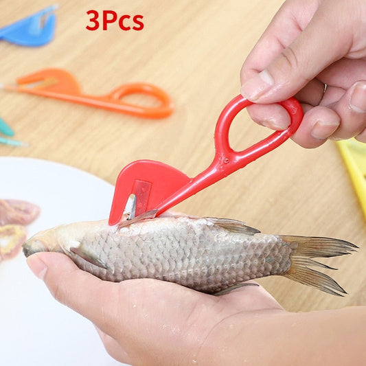 Easy Fish Cleaning Tool for Seafood Preparation