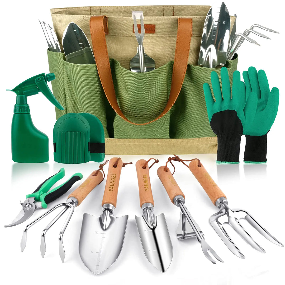 Complete Gardening Essentials Set with Ergonomic Handles