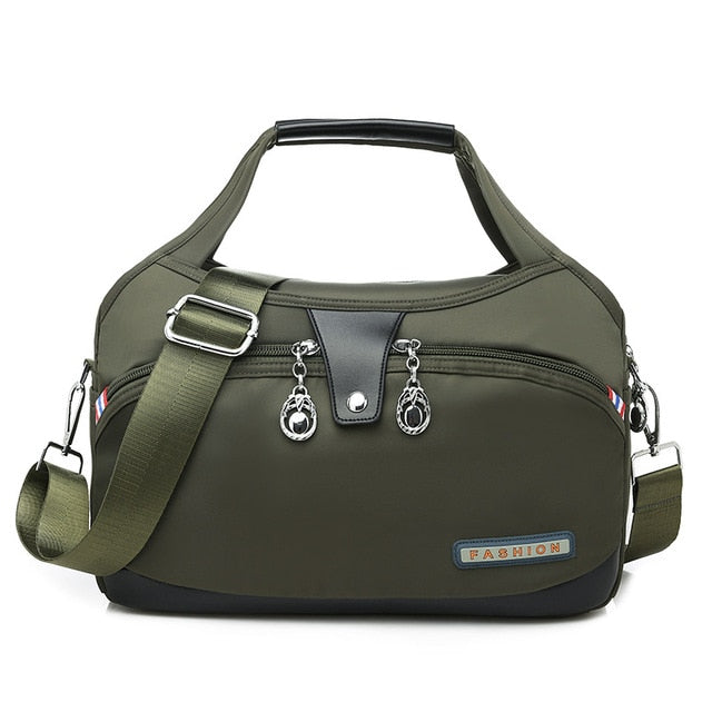 Water-Resistant Nylon Everyday Tote Bag