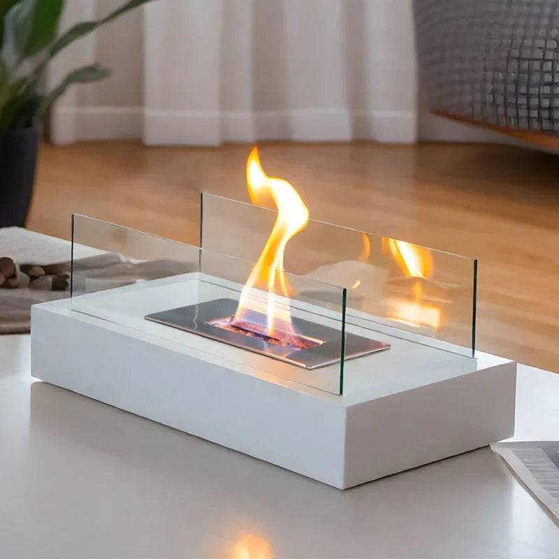 Tabletop Bioethanol Fireplace for Warm and Inviting Atmosphere