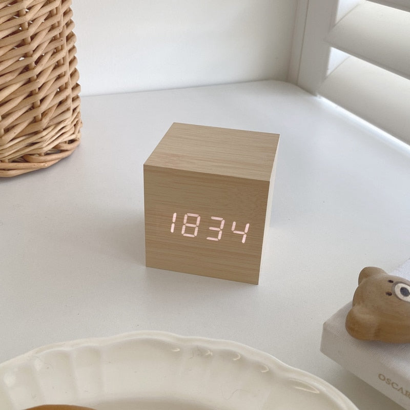 Alarm Clock with Digital Display for Desk