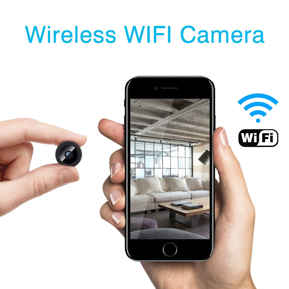 Compact 1080p HD Wireless Security Camera with Night Vision