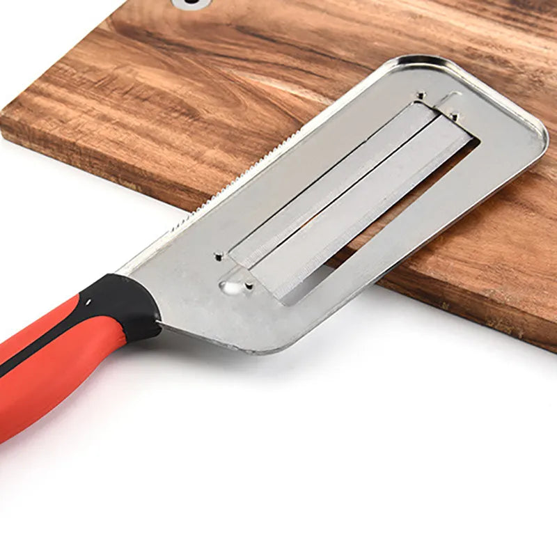 Double-Sided Vegetable Slicing Knife for Kitchen Use