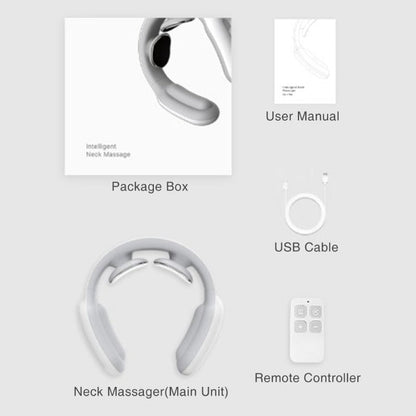 RelaxWave Portable Neck Massager with Heat Therapy