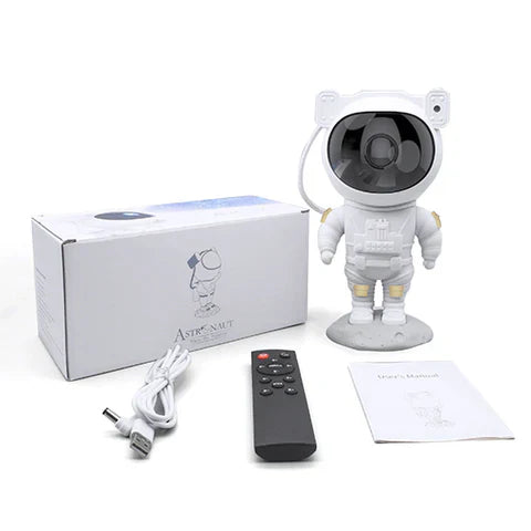Astronaut-Themed Star Projector Night Light