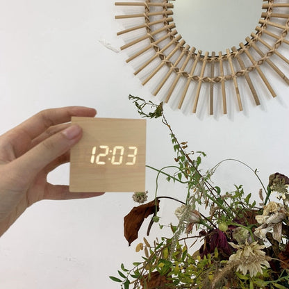 Alarm Clock with Digital Display for Desk