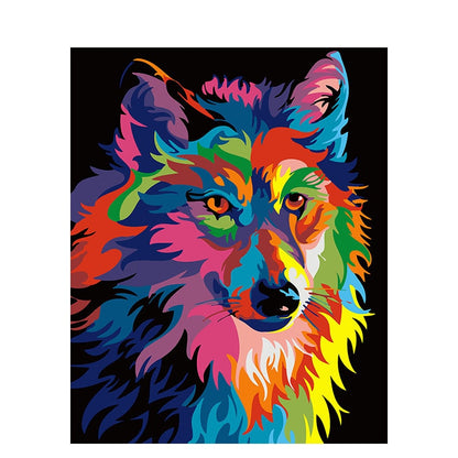 Paint by Numbers Animal Portrait Kit