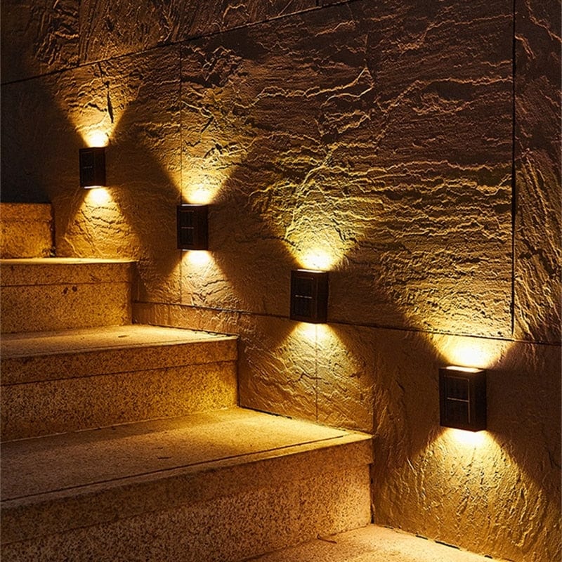 Energy Saving Solar Wall Light for Outdoor Spaces