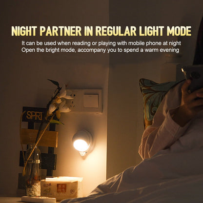Magnetic Night Light with 360-Degree Rotating Water Drop Design