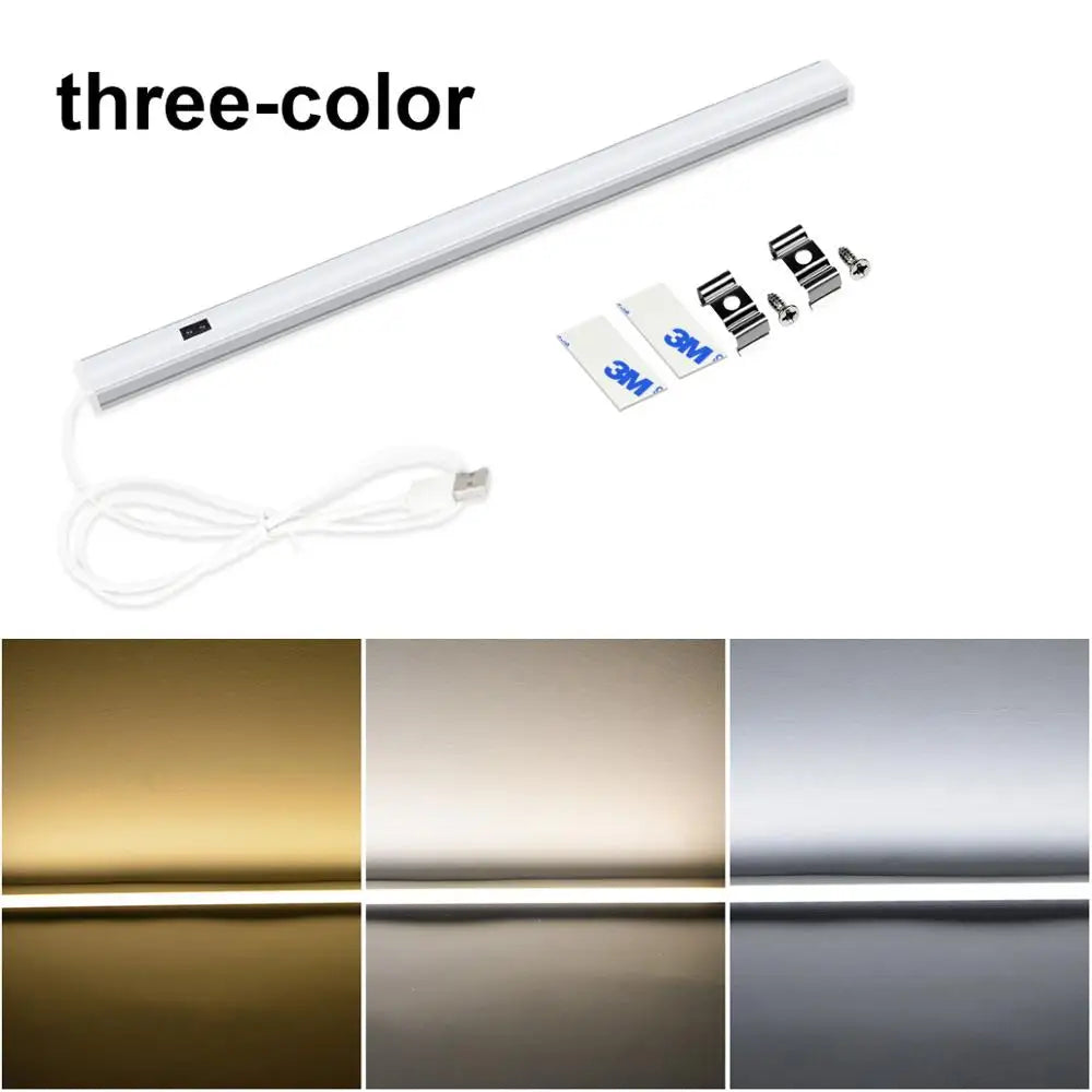 LED Light Strip with Motion Sensor | USB-Powered | Available in 30/40/50 cm | Perfect for Kitchen, Bathroom, and Cabinet Lighting