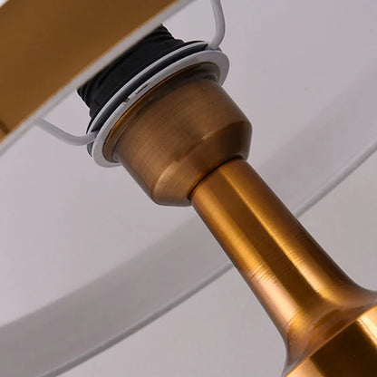Gold Iron LED Table Lamp for Bedroom, Living Room, or Hotel Decor