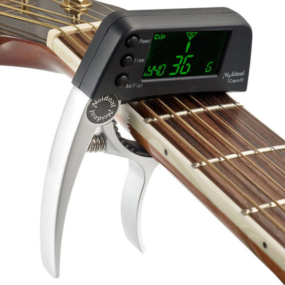 2-in-1 Practical String Clamp and Guitar Tuner