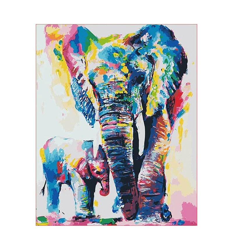 Paint by Numbers Animal Portrait Kit