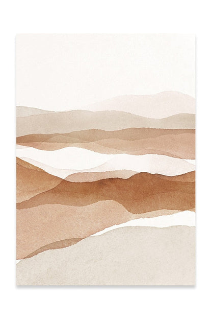 Serene Beige Canvas Art for Home Décor