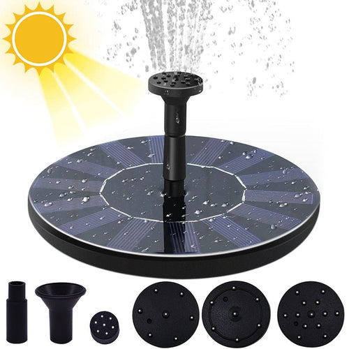 Solar-Powered Decorative Fountain for Gardens