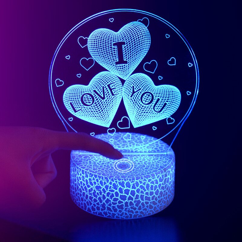 Night Lamp with 3D Room Decor Design
