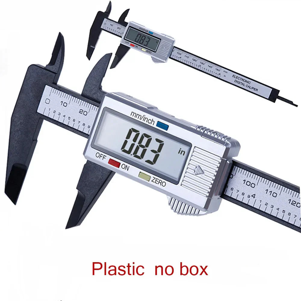 Digital Caliper | Stainless Steel LCD | Precision Tool for Workshop and Modeling