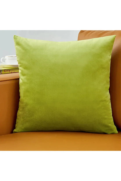Velvet Cushion Cover in Beige Color