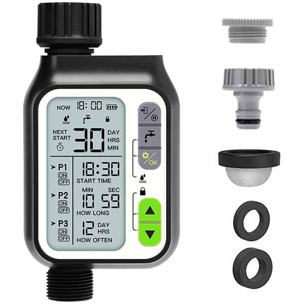 Sensor-Enabled Automatic Watering Timer for Gardens