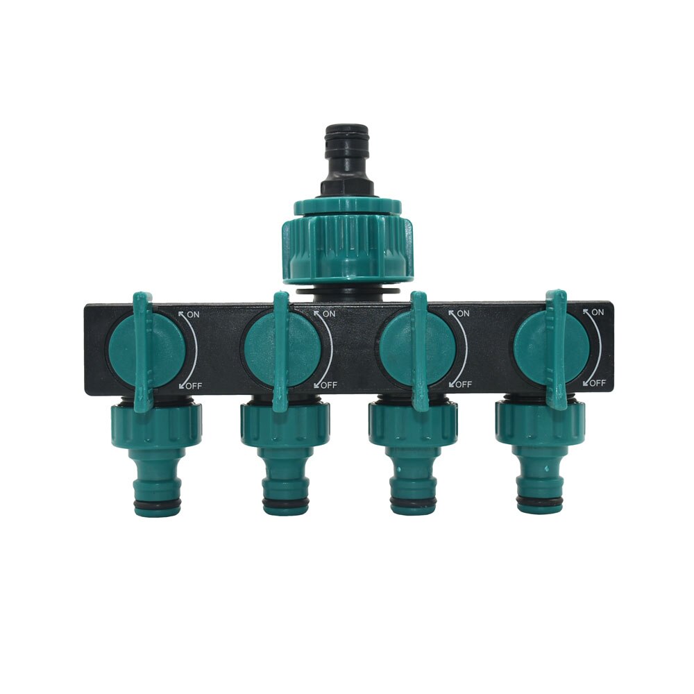 Garden Hose Water Splitter with 4-Way Outlet