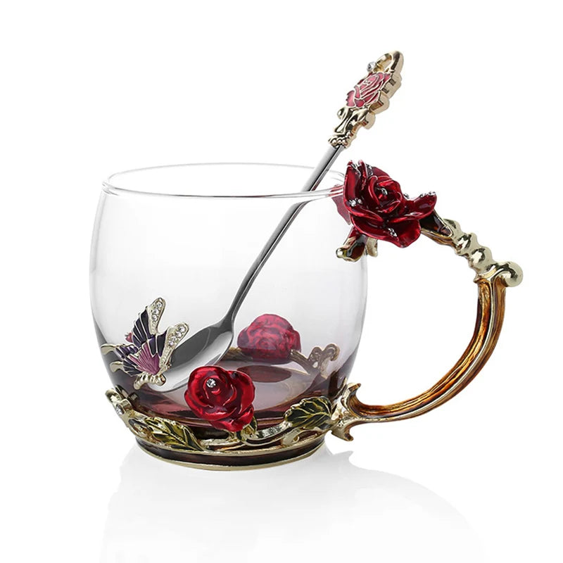 Transparent Mug Set for Mother’s Day - Joyful Gift for Her
