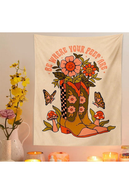 Girls' Themed Tapestry for Room Decor