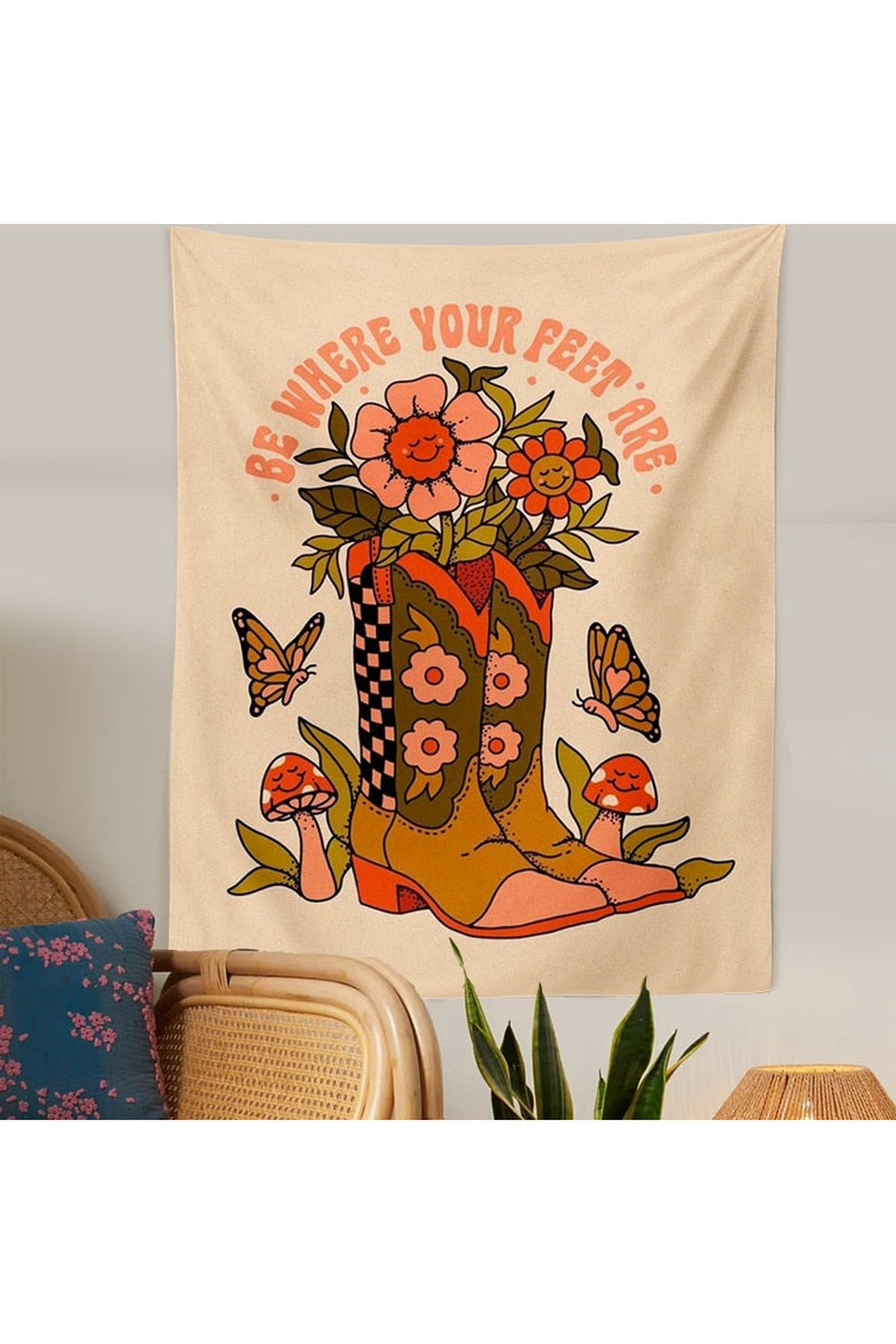 Girls' Themed Tapestry for Room Decor