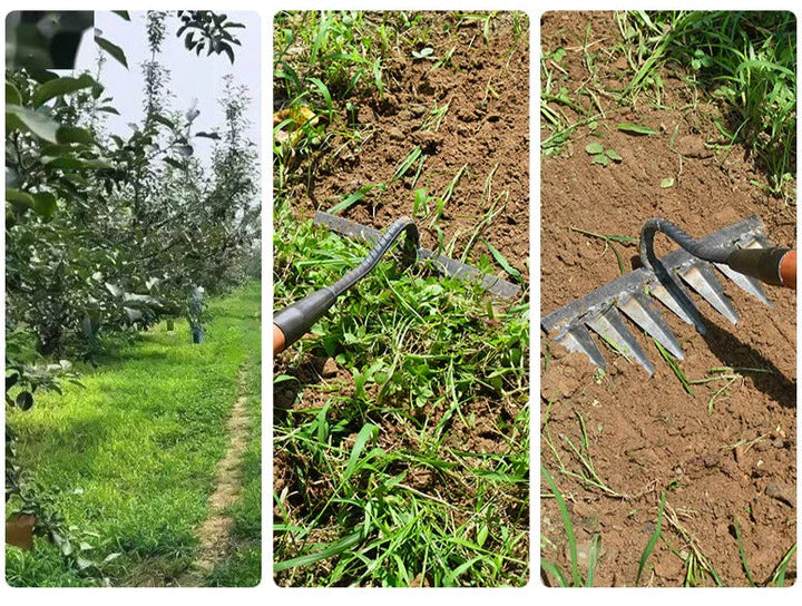 Heavy-Duty Iron Weeder Tool for Garden Maintenance
