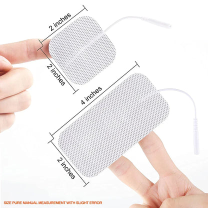 Therapeutic TENS Gel Electrode Pads - Muscle Stimulator Massage Patches for Physiotherapy Relief