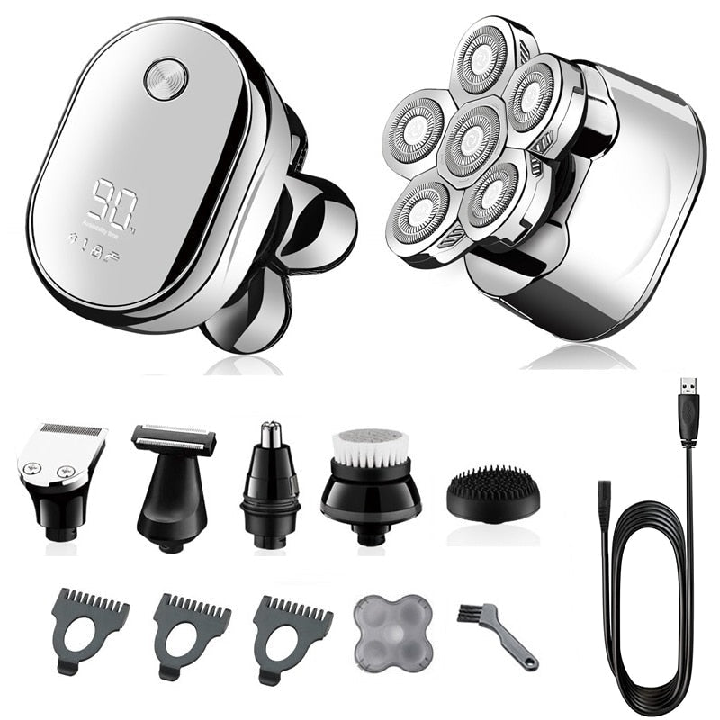 6-in-1 Face and Head Shaver with TitanEdge Technology