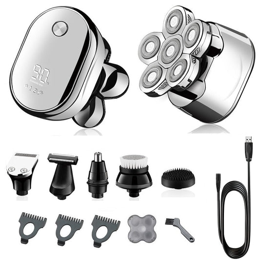 6-in-1 Face and Head Shaver with TitanEdge Technology
