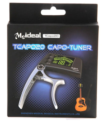 Dual-Function Guitar Tuner and Capo – Effortless Precision for Musicians
