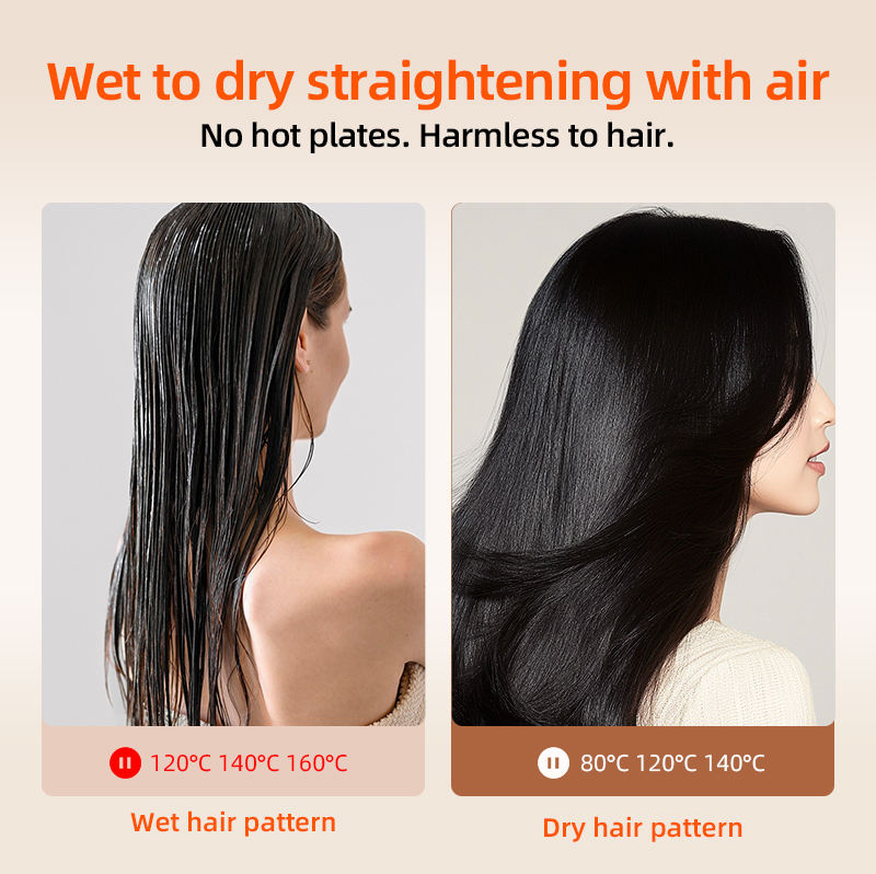 Hair Straightener and Dryer Combo