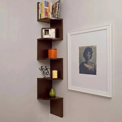 Contemporary Corner Wall Shelf for Stylish Home Storage